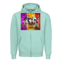 Seafoam hallothanksmas heifers Zipper Hoodie - Jasminsmagicworld