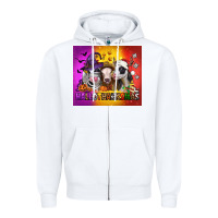 White hallothanksmas heifers Zipper Hoodie - Jasminsmagicworld