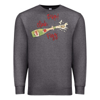 Charcoal Heather cheers to the new year Premium Sweatshirt - MaliasSmallBusiness