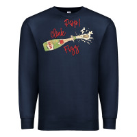 Navy cheers to the new year Premium Sweatshirt - MaliasSmallBusiness
