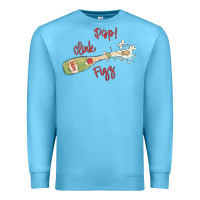 Ocean Blue cheers to the new year Premium Sweatshirt - MaliasSmallBusiness
