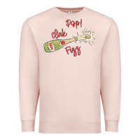 Pale Pink cheers to the new year Premium Sweatshirt - MaliasSmallBusiness