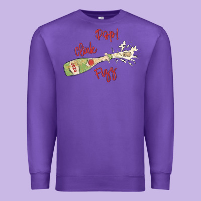 Cheers To The New Year Premium Sweatshirt Designed By Maliassmallbusiness