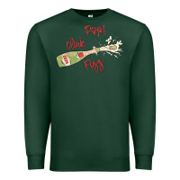 Sports Green cheers to the new year Premium Sweatshirt - MaliasSmallBusiness