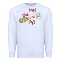 White cheers to the new year Premium Sweatshirt - MaliasSmallBusiness