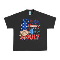 Pigment Black happy 4th of july gnome Urban Heavy Tee - HRA Design Shop