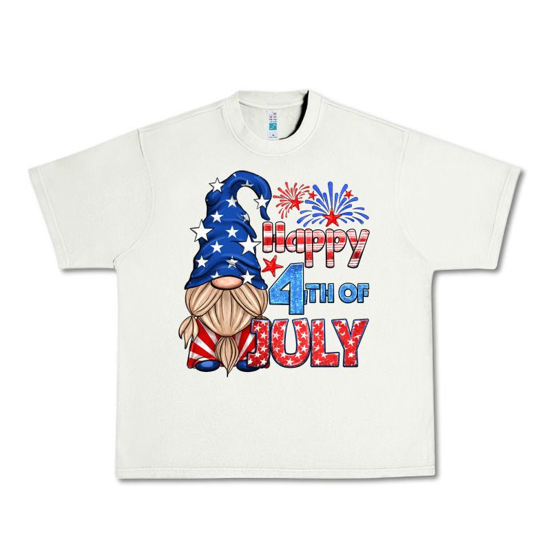 Happy 4th Of July Gnome Urban Heavy Tee by HRA Design Shop | Teevron