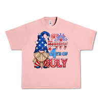 Salmon happy 4th of july gnome Urban Heavy Tee - HRA Design Shop