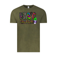 Vintage Olive basic witch Vintage Tee - CowhideDigitalArt