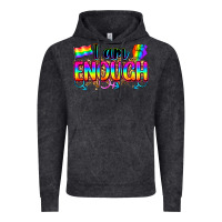 Vintage Black i am enough Vintage Hoodie - Zillion Design Studio