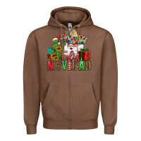 Chestnut feliz navidad Spanish Christmas Zipper Hoodie - Jasminsmagicworld