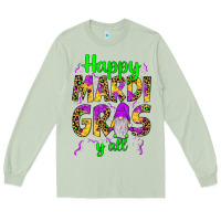 Matcha happy mardi gras y'all gnome Long Sleeve Tee - JahusDesignShop