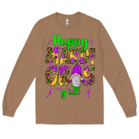 Toasted Coconut happy mardi gras y'all gnome Long Sleeve Tee - JahusDesignShop