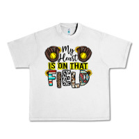 Lunar Rock my heart is on that field Urban Heavy Tee - CowhideDigitalArt