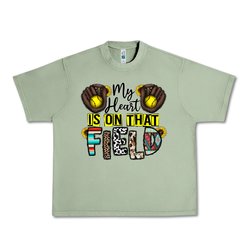 My Heart Is On That Field Urban Heavy Tee by CowhideDigitalArt | Teevron