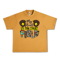 Peanut Butter my heart is on that field Urban Heavy Tee - CowhideDigitalArt