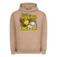 Pigment Burro It's a Softball kinda day leopard Urban Hoodie - NancyCooperArtShop