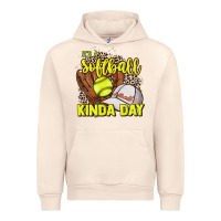 Sandshell It's a Softball kinda day leopard Urban Hoodie - NancyCooperArtShop
