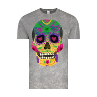 Cloud Rock sugar skull Vintage Tee - FaDigitalArtStudio