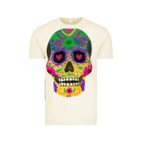 Vintage Arctic sugar skull Vintage Tee - FaDigitalArtStudio
