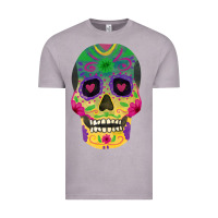 Vintage Zinc sugar skull Vintage Tee - FaDigitalArtStudio