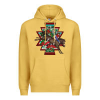 Antique Gold aztec rodeo christmas Premium Hoodie - AdoDesignShop