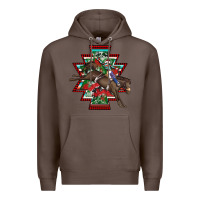 Coffee aztec rodeo christmas Premium Hoodie - AdoDesignShop