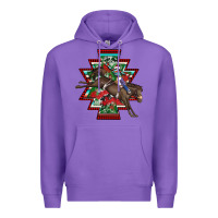 Purple aztec rodeo christmas Premium Hoodie - AdoDesignShop