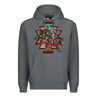 Rock aztec rodeo christmas Premium Hoodie - AdoDesignShop