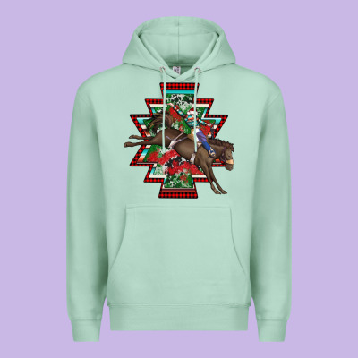 Aztec Rodeo Christmas Premium Hoodie Designed By Adodesignshop