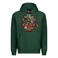 Sports Green aztec rodeo christmas Premium Hoodie - AdoDesignShop