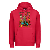Cardinal Fall Breeze And Autumn Leaves Deer Premium Hoodie - LillyAllenDesigns