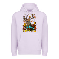 Lilac Fall Breeze And Autumn Leaves Deer Premium Hoodie - LillyAllenDesigns