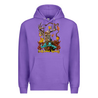 Purple Fall Breeze And Autumn Leaves Deer Premium Hoodie - LillyAllenDesigns