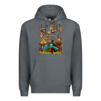 Rock Fall Breeze And Autumn Leaves Deer Premium Hoodie - LillyAllenDesigns