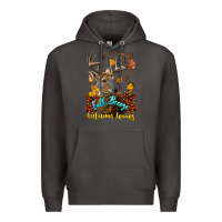 Smoke Fall Breeze And Autumn Leaves Deer Premium Hoodie - LillyAllenDesigns