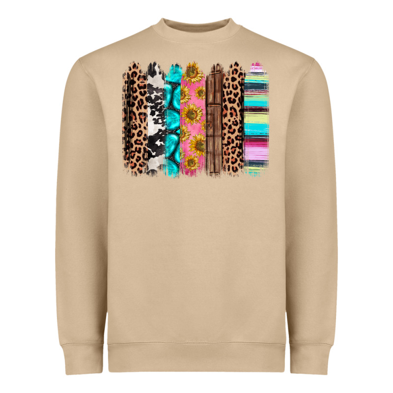 Western Brushstrokes Heavyweight Sweatshirt by CTS Tumbler Store | Teevron