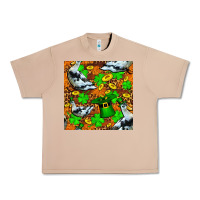 Burro St patricks  duck with leprechaun hat  seamless Urban Heavy Tee - FaDigitalArtStudio