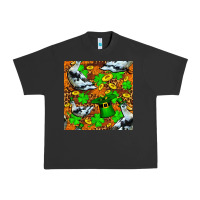 Pigment Black St patricks  duck with leprechaun hat  seamless Urban Heavy Tee - FaDigitalArtStudio