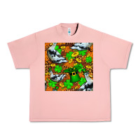 Salmon St patricks  duck with leprechaun hat  seamless Urban Heavy Tee - FaDigitalArtStudio