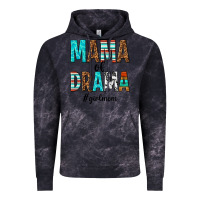 Cloud Black mama of drama girl mom Vintage Hoodie - texasbilliewilder