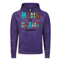 Cloud Purple mama of drama girl mom Vintage Hoodie - texasbilliewilder