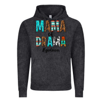 Vintage Black mama of drama girl mom Vintage Hoodie - texasbilliewilder