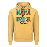Vintage Mustard mama of drama girl mom Vintage Hoodie - texasbilliewilder