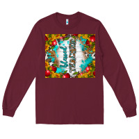 Burgundy blessed teacher tumbler Long Sleeve Tee - BundleAndBundleShop