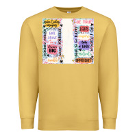 Antique Gold positive affirmation Premium Sweatshirt - MaliasSmallBusiness