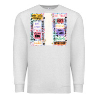 Oatmeal Heather positive affirmation Premium Sweatshirt - MaliasSmallBusiness