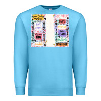 Ocean Blue positive affirmation Premium Sweatshirt - MaliasSmallBusiness