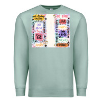 Seafoam positive affirmation Premium Sweatshirt - MaliasSmallBusiness