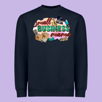 Small Business Mama Heavyweight Sweatshirt Designed By Zillion Design Studio